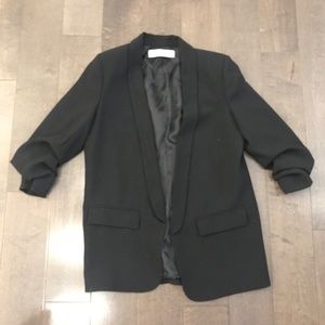 ZARA A-LINE BLAZER BLACK SIZE M